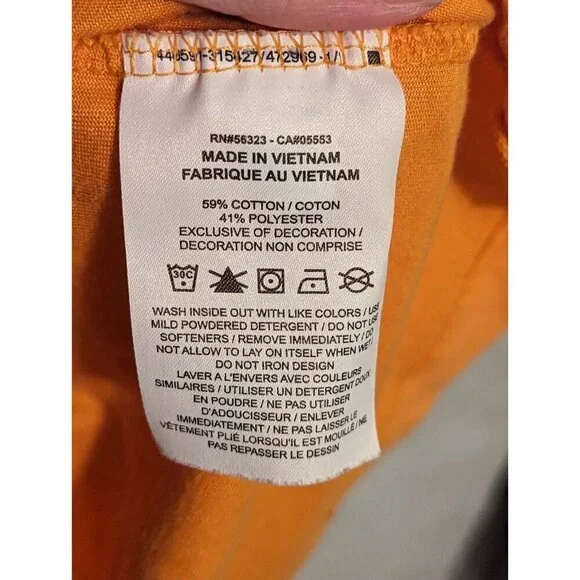 Nike Orange The Nike Tee Dri Fit Size Small - Picture 4 of 10